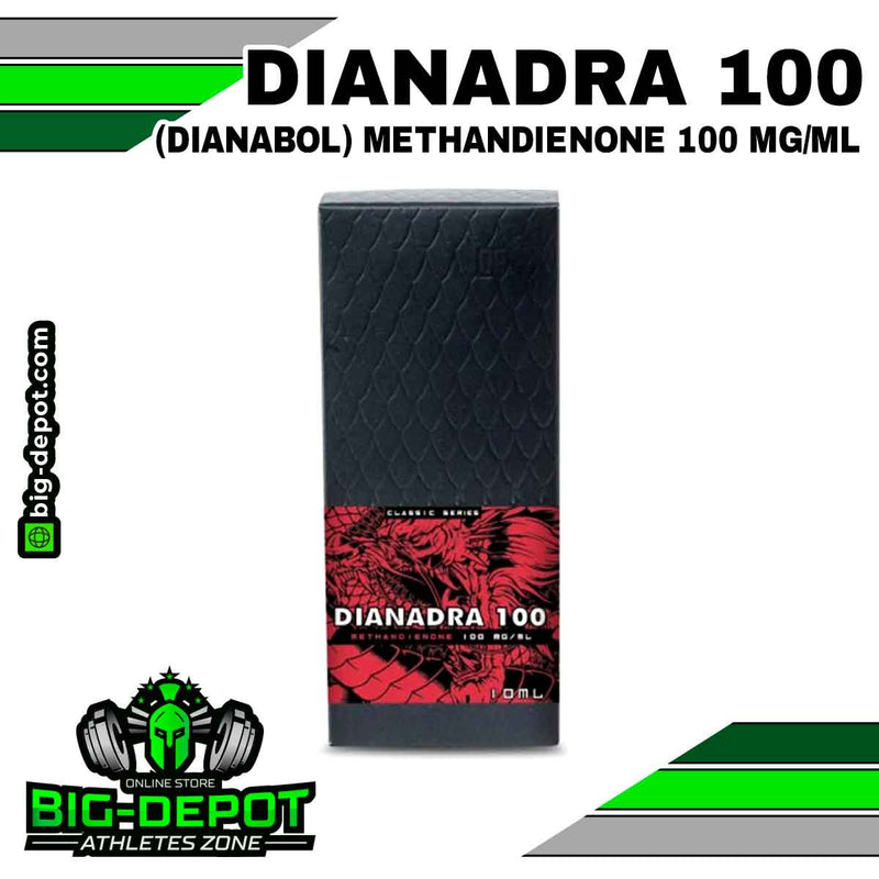 Dianadra 100 mg metandienona dianabol Dragon Pharma 10 ampolletas Big Depot original
