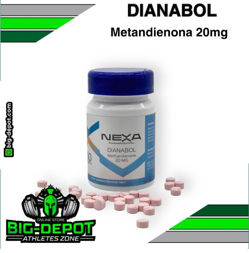 Dianabol metandienona 20 mg 60 tabletas Nexa Pharmaceutical Big Depot original