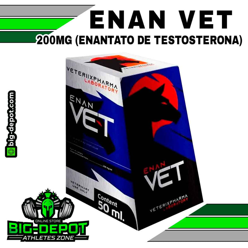 Enan Vet 200 mg enantato de testosterona Veter IIX Pharma Laboratory 50 ml Big Depot original