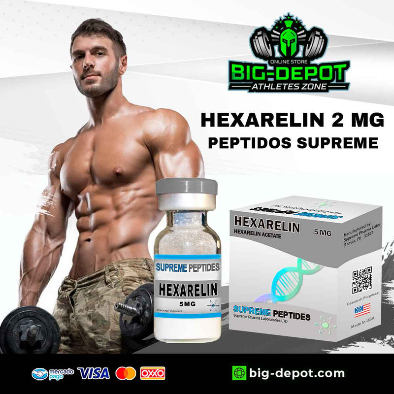 Hexarelin growth hormone releasing peptide 2mg Supreme Peptides Big Depot original

