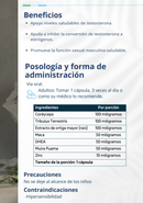 TESTO BOOSTER - Mejor sexualidad, fuerza, rendimiento y construcción muscular 🍆🏋️‍♀️🚴💪 - 120 capsulas | PLANTCEUTICS