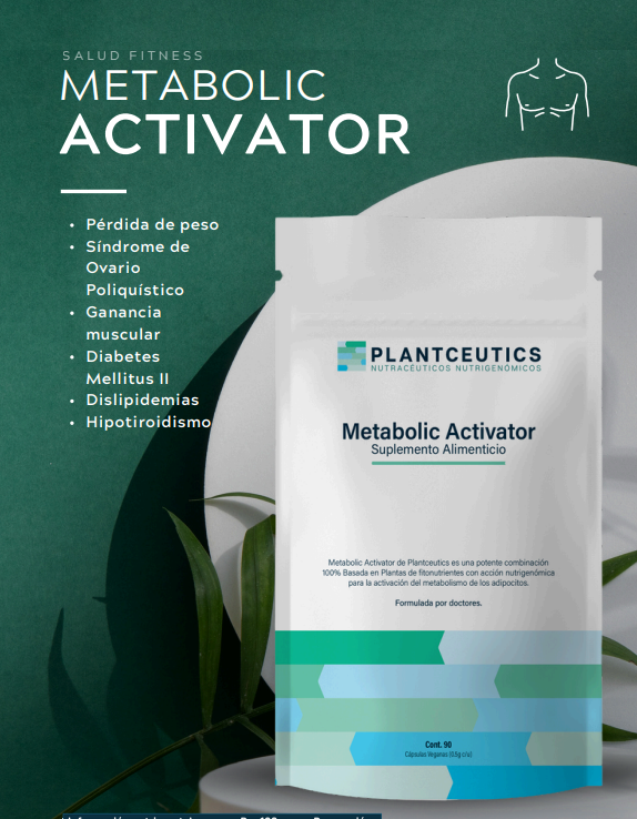 Metabolic Activator - Salud Fitness 🏋️‍♂️🚴‍♀️💪  - 90 capsulas | PLANTCEUTICS