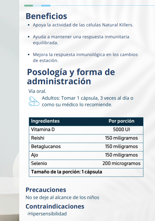 ONCO Inmune - Sistema Inmunologico -  90 caps | PLANTCEUTICS