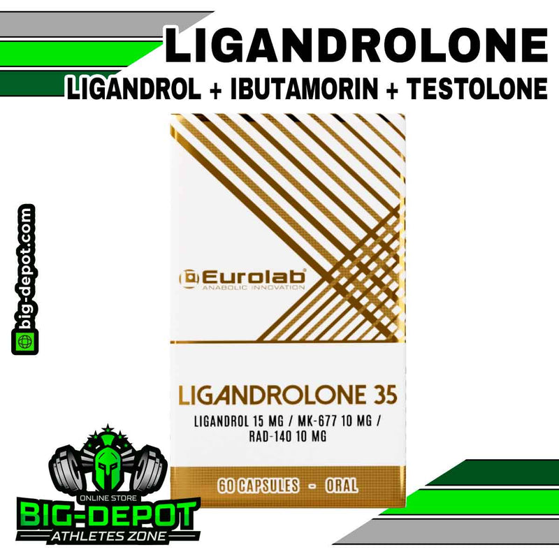 LIGANDROLONE 35 (LIGANDROL 15 + IBUTAMORIN 10 + TESTOLODRONE 10) 60 CAPSULAS | SARMS EUROLAB - SARMS