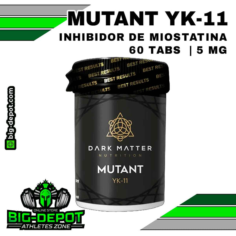 MUTANT (YK-11) Inhibidor de Miostatina ● 60 tabletas (30 servicios de 2 TABS | 5 MG x TAB) | SARMS DARK MATTER - SARMS