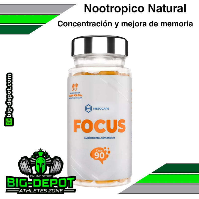 Focus Nootrópico MesoCaps | Big Depot México
