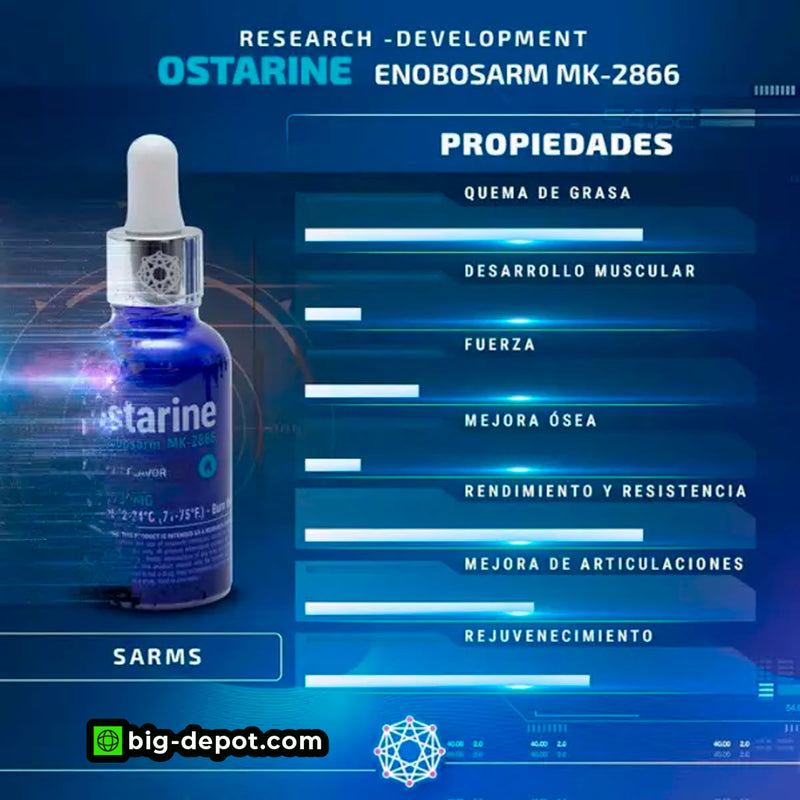 Ostarine (MK-2866) 30mg 30ml | SARMS SYNERLAB - SARM