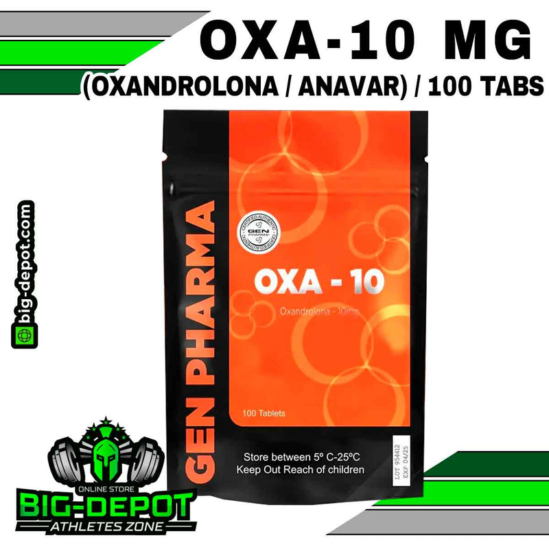 OXA-10 mg (Oxandrolona / Anavar) / 100 TABLETAS / GEN PHARMA - esteroides