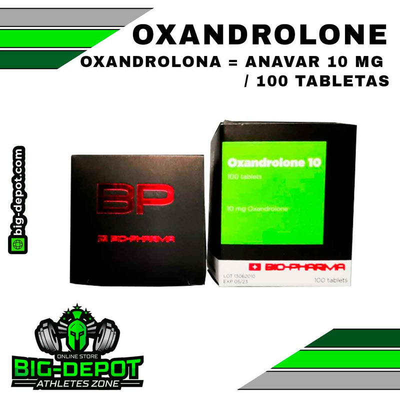 OXANDROLONA (anavar) 10 mg / 100 tabletas | BIOPHARMA - esteroides