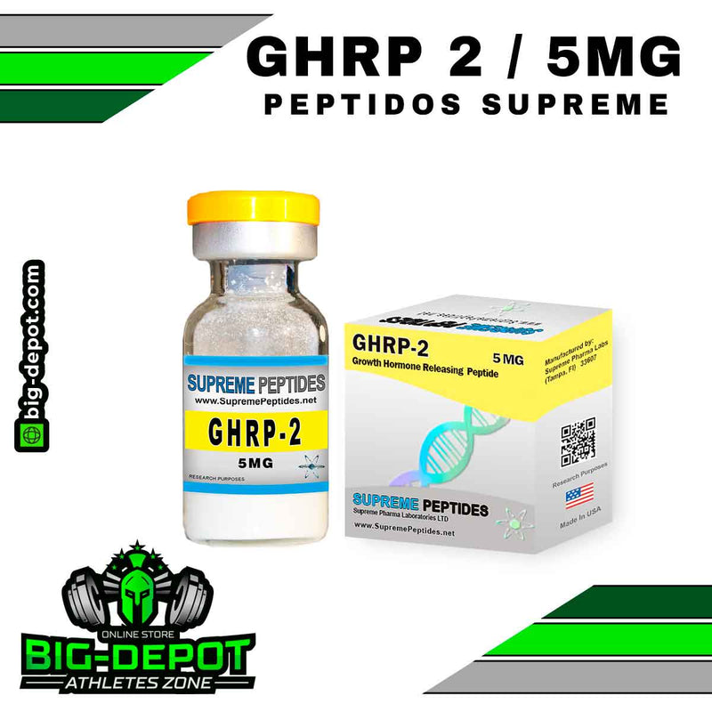 Péptido GHRP 2 / 5mg | PEPTIDOS SUPREME - BIG Depot de México