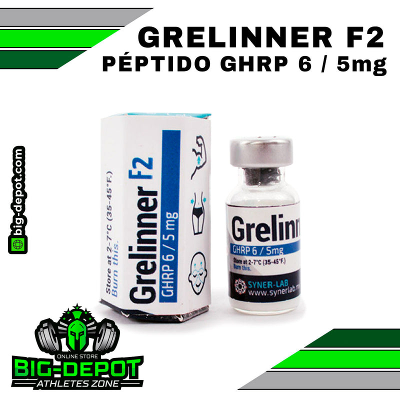 Péptido GHRP 6 /5mg - Grelinner F2 |  PÉPTIDOS SYNERLAB - BIG Depot de México