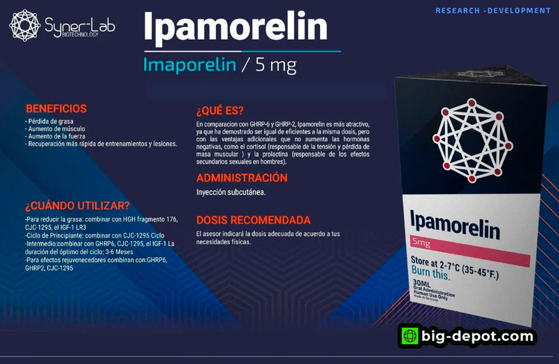 PEPTIDO IPAMORELIN MEXICO VENTA