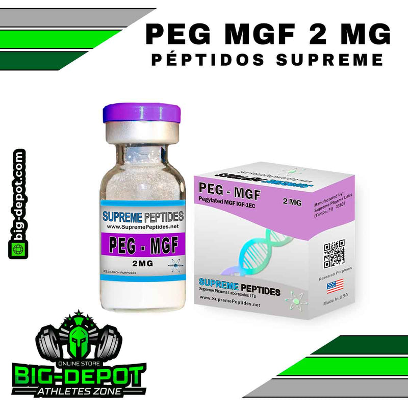 Péptido PEG-MGF / 2 mg Crecimiento Muscular Local | PEPTIDOS SUPREME - BIG Depot de México