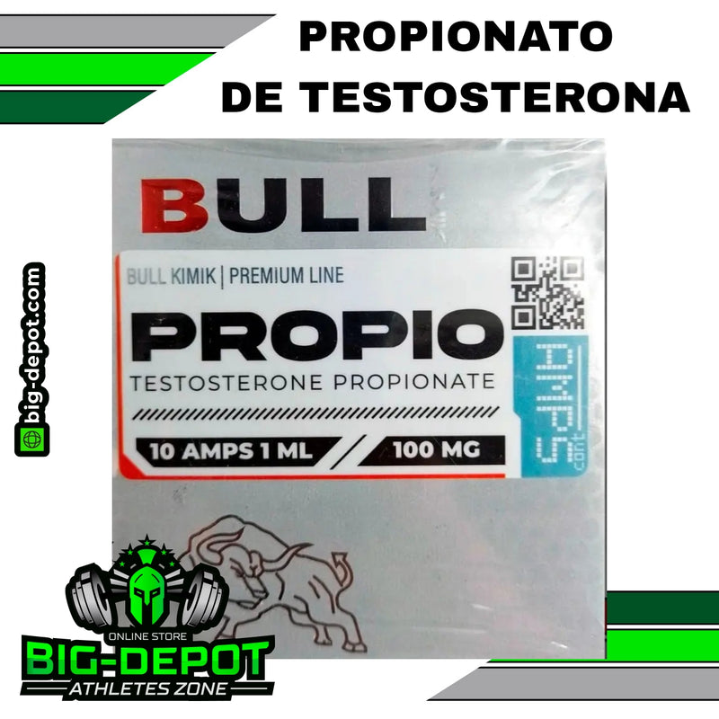 Propionato de testosterona 100mg Bull Kimik 10 ampolletas Big Depot original