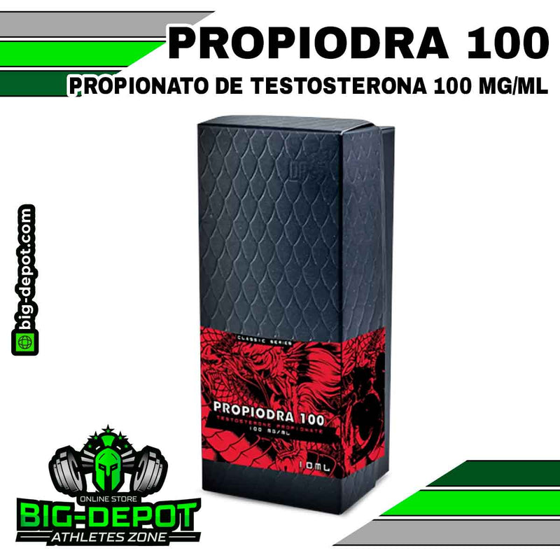 Propiodra 100 mg testosterona Dragon Pharma 10 ampolletas Big Depot original
