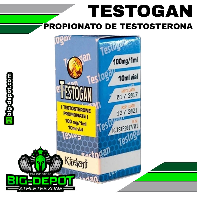 Testogan 100mg fenilpropionato testosterona Karachi Labs 10ml Big Depot original