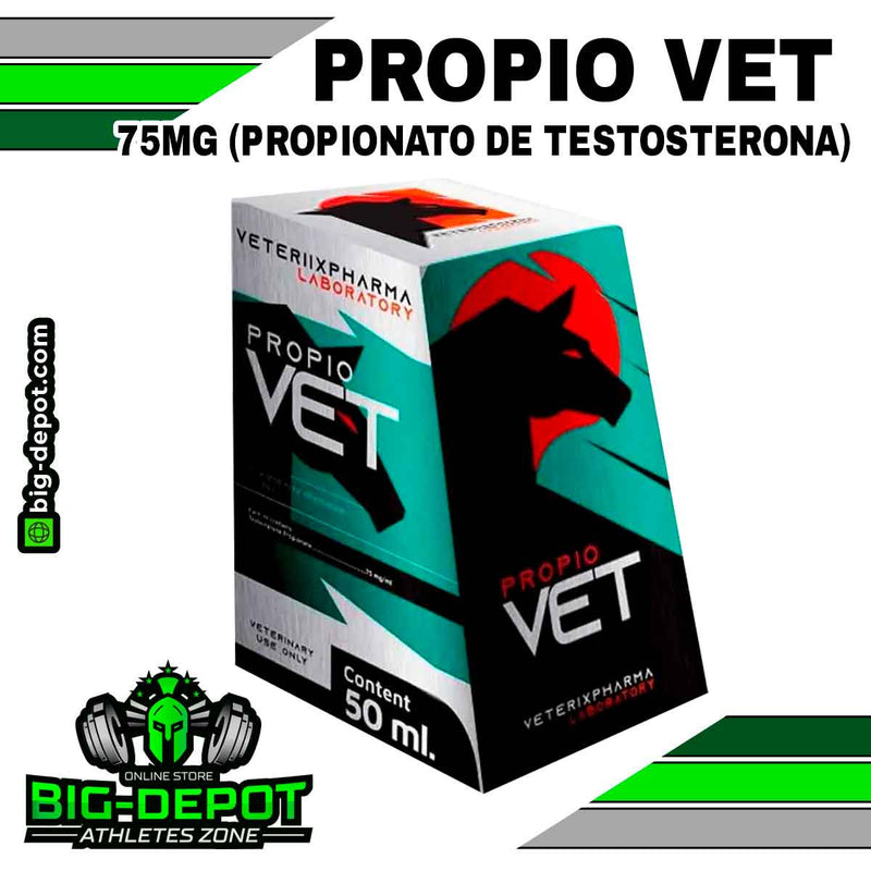 Propio Vet 75 mg propionato de testosterona Veter IIX Pharma Laboratory 50 ml Big Depot original
