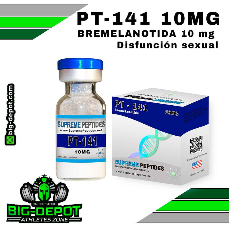 Bremelanotide PT-141 Libido Enhancement Peptide Supreme Peptides deseo sexual Big Depot original
