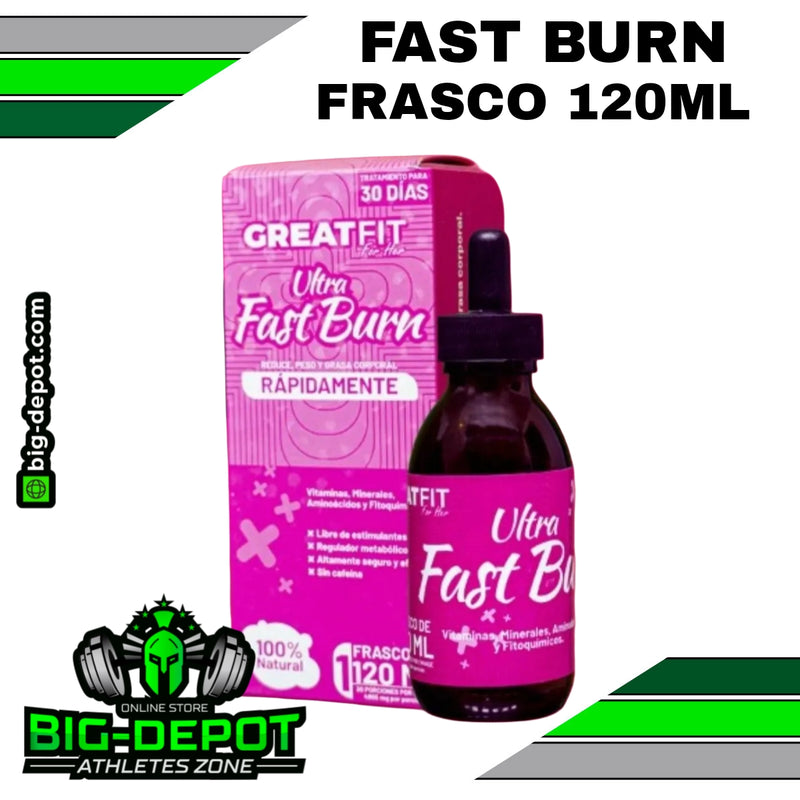Ultra Fast Burn 4865 mg 120 ml Great Fit 30 dosis Big Depot original
