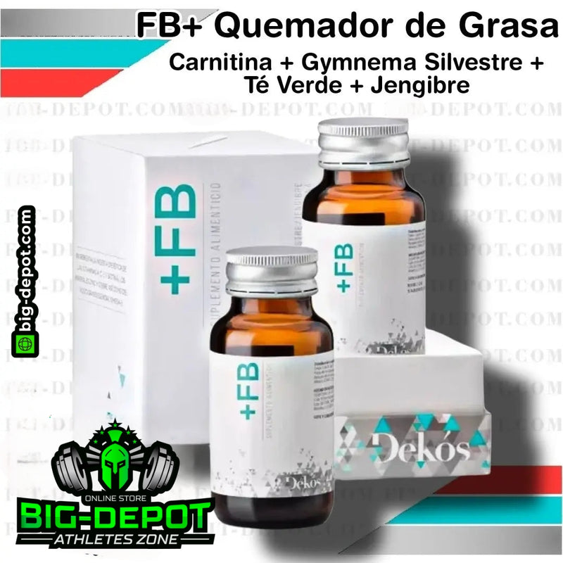 Fb Fat Burner | Termogénico Natural Slim acelera la quema de grasa, disminuye la ansiedad por comer y activa el metabolismo - DKS