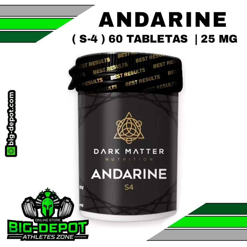 Andarine 25 mg S-4 Sarms Dark Matter 60 tabletas Big Depot original

