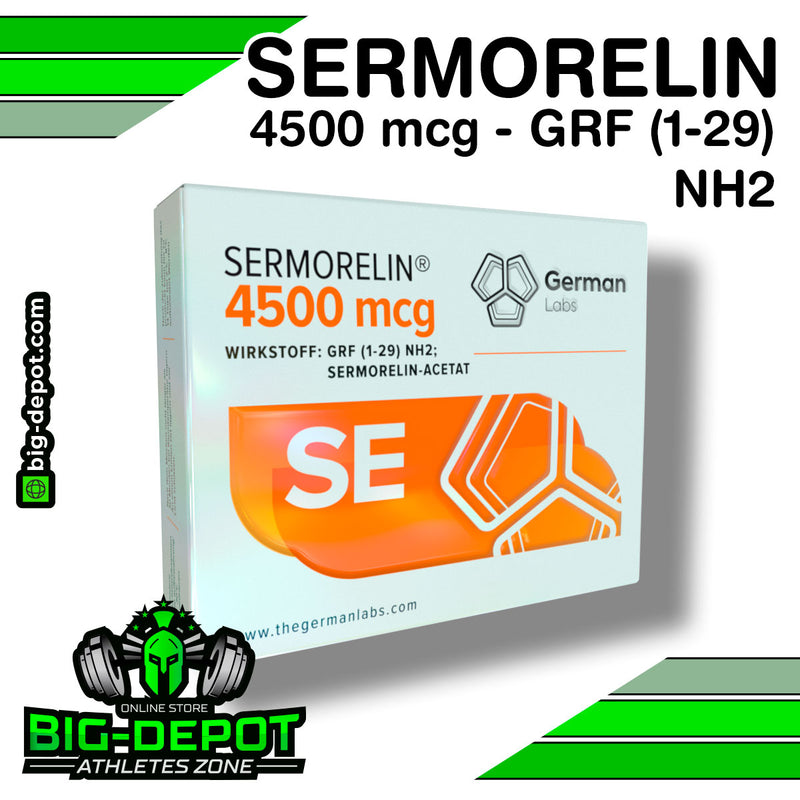 Sermorelin 4500 mcg - GRF (1-29) NH2 / GERMAN LABS - BIG Depot de México