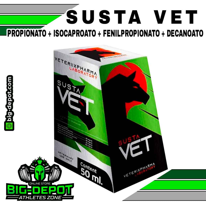 Susta Vet 250 mg sostenon propionato isocaproato fenilpropionato decanoato Veter IIX Pharma Laboratory 50 ml Big Depot original