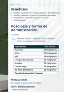 Lipid Control  - Salud cardiovascular 💓 -  90 capsulas PLANTCEUTICS
