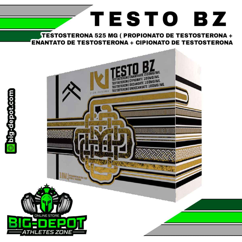 Testo BZ - Enanthate 200mg/ml, Cypionate 100mg/ml, Decandate 100mg/ml, Undecandate 100mg/ml | ZION PHARMA