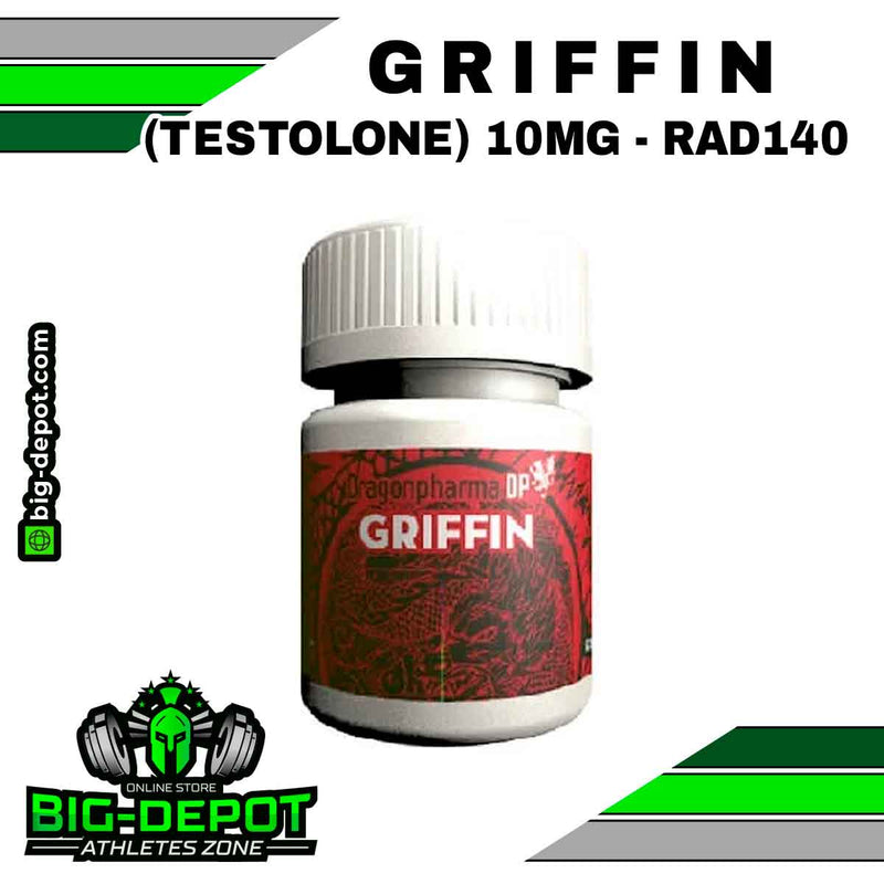 Griffin 10 mg Testolone RAD-140 Dragon Pharma 100 tabletas Big Depot original