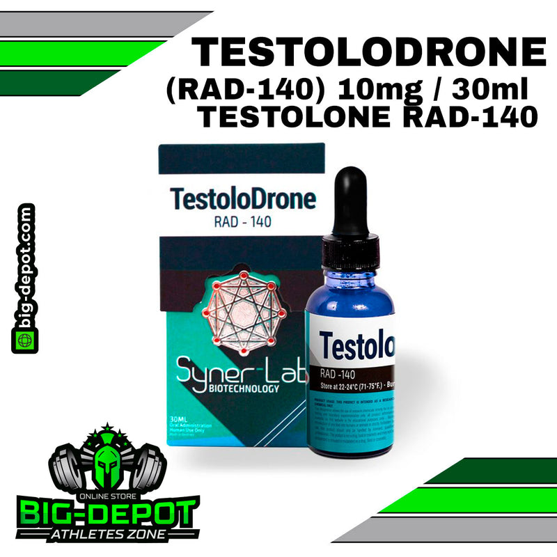 Testolodrone 10 mg rad-140 Synerlab 30 ml frasco Big Depot original