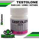 Testolone 10 mg RAD-140 Hardbull Labs 60 tabletas Big Depot original