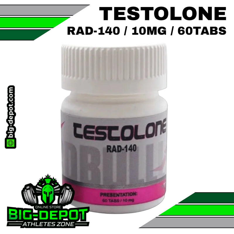 Testolone 10 mg RAD-140 Hardbull Labs 60 tabletas Big Depot original