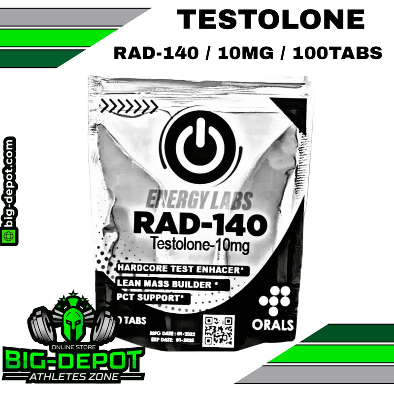 Testolodrone 10 mg RAD-140 Energy Labs 60 tabletas Big Depot original