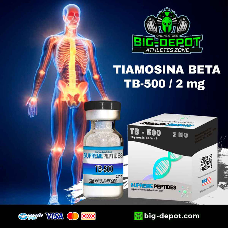 TB-500 Regeneration & Recovery Peptide Supreme Peptides recuperación tejidos Big Depot original
