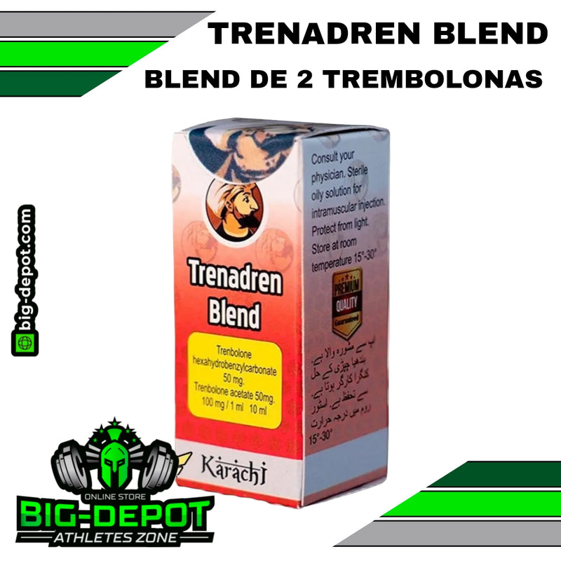 Trenadren Blend 100mg trembolona acetato hexahidrobencilcarbonato Karachi Labs 10ml Big Depot original