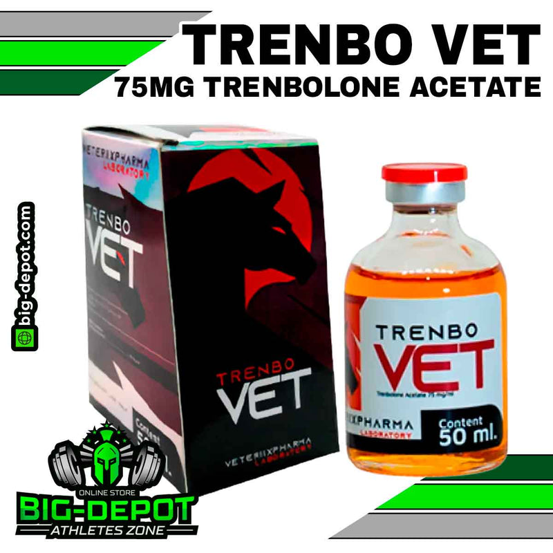 TRENBO VET / (TREMBOLONA) TRENBOLONE ACETATE 75 mg/ml VETER IIX PHARMA LABORATORY - BIG Depot de México ESTEROIDES DE LABORATORIOS VETERINARIOS