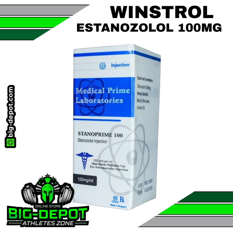 StanoPrime winstrol estanozolol 100 mg 10 ml Medical Prime Big Depot original