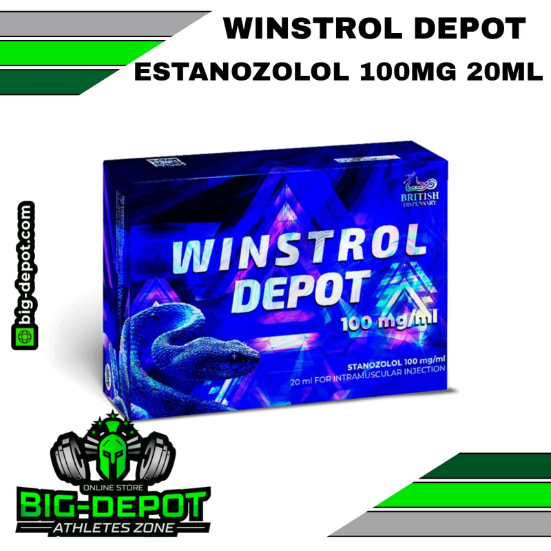 Winstrol Depot 100 mg/ml Stanozolol British Dispensary 10 ml Big Depot original
