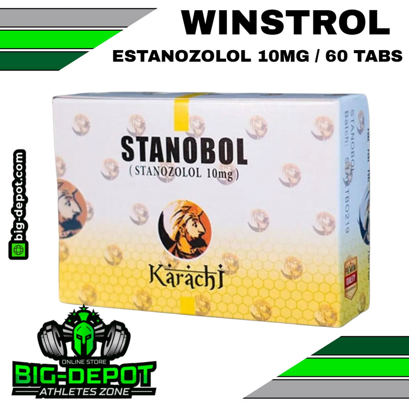 Stanobol estanozolol winstrol 10mg Karachi Labs 60 tabletas Big Depot original