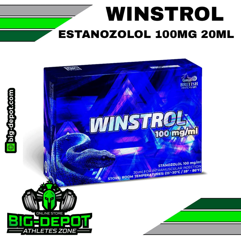 Winstrol 100 mg/ml Stanozolol British Dispensary 10 ml Big Depot original
