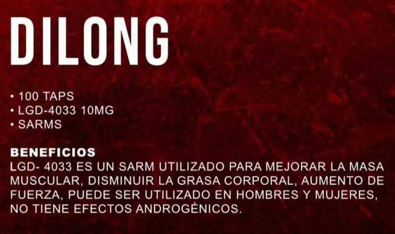 DILONG (LIGANDROL) 100 TAPS LGD4033 10MG | SARMS DRAGON PHARMA - SARM ORAL