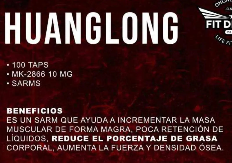 Huanglong (OSTARINE) MK-2866 10mg | SARMS DRAGON PHARMA - SARM ORAL