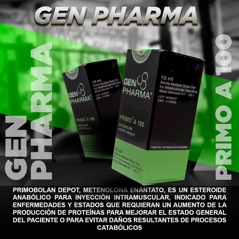 PRIMO A 100 / (PRIMOBOLAN) METHENOLONE ACETATE 100 MG / 10 ML | GEN PHARMA - esteroides